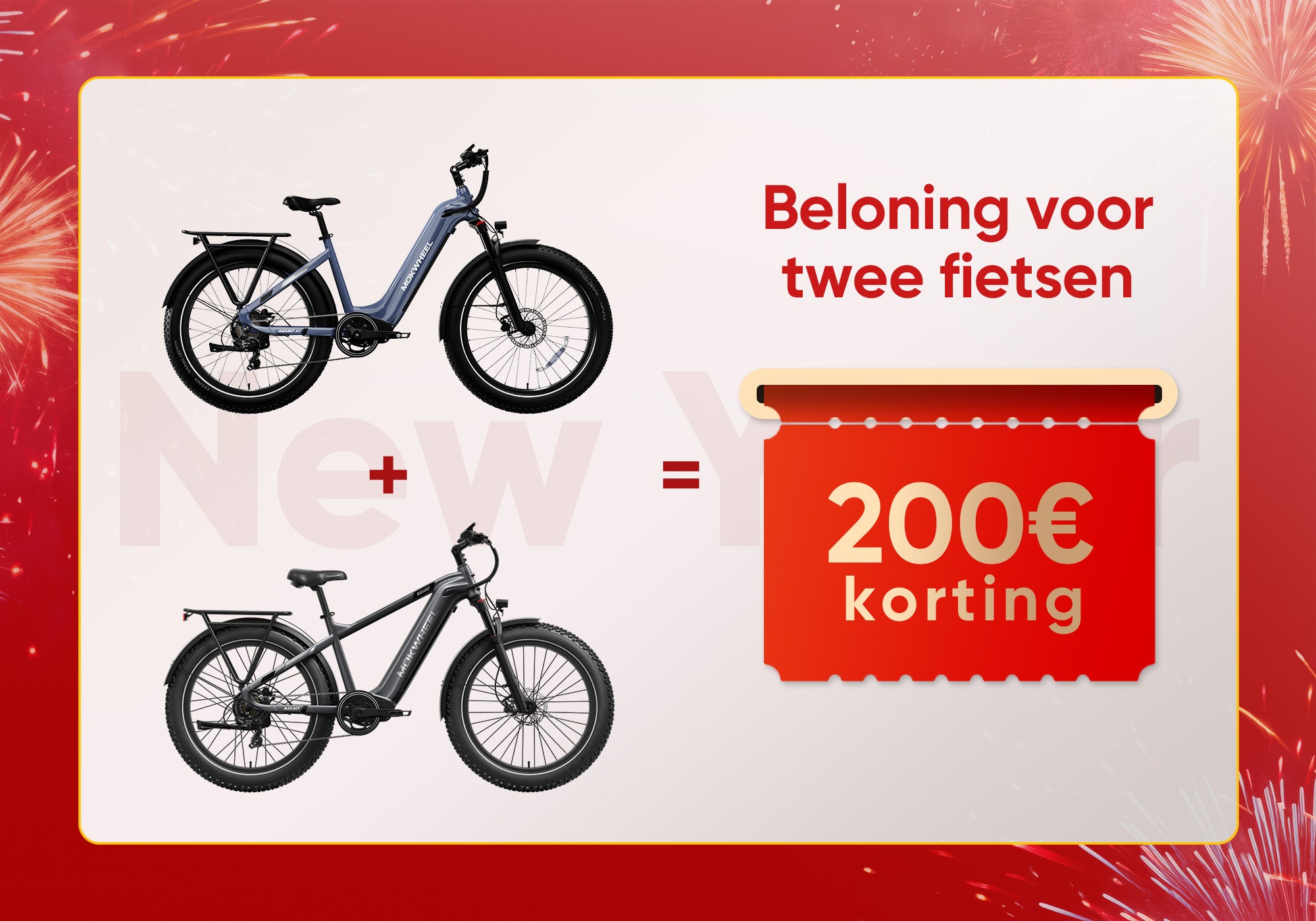 Beloning voor twee fietsen